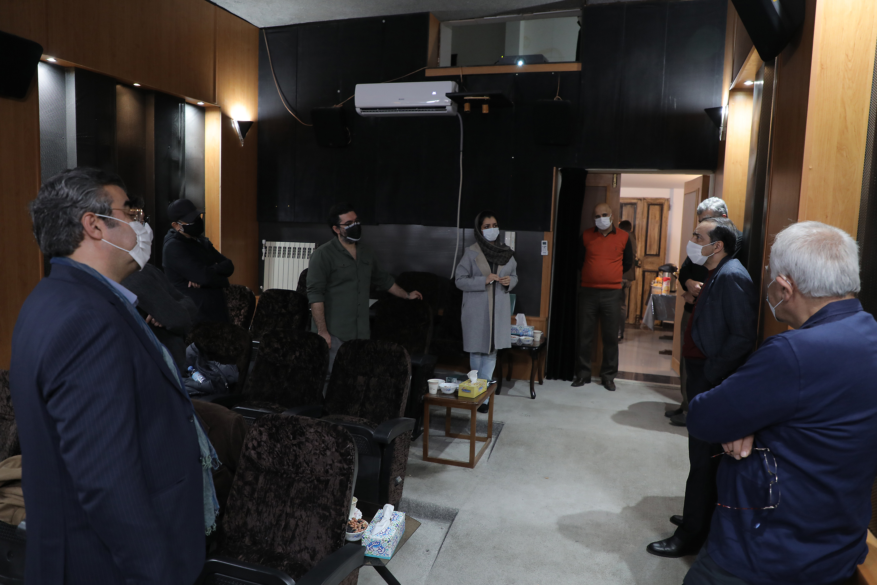 بازدید رئیس سازمان سینمایی از دبیرخانه و ستاد برگزاری جشنواره فجر39