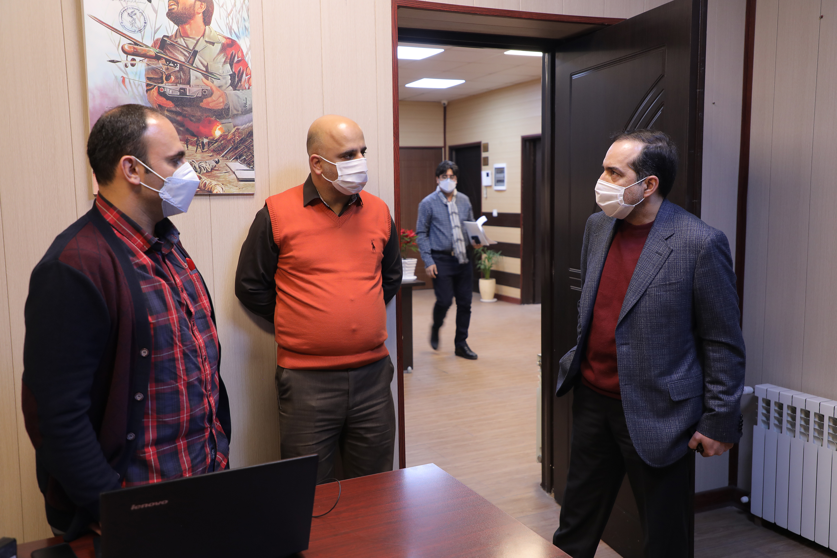 بازدید رئیس سازمان سینمایی از دبیرخانه و ستاد برگزاری جشنواره فجر39