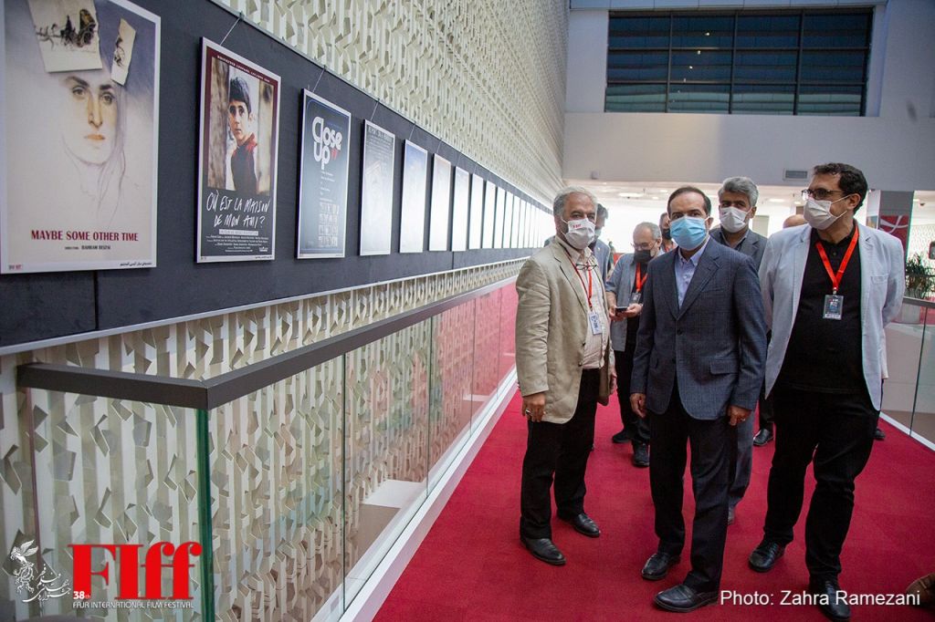 بازدید حسین انتظامی از سی‌وهشتمین جشنواره جهانی فیلم فجر