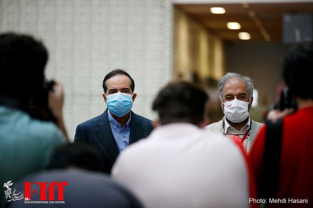 بازدید حسین انتظامی از سی‌وهشتمین جشنواره جهانی فیلم فجر