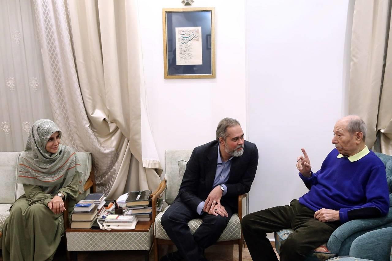 دیدار نوروزی رئیس جمهور با علی نصیریان