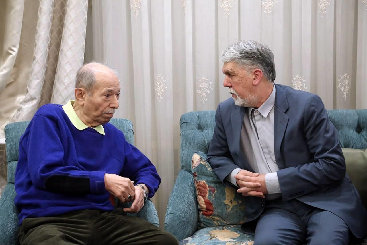 دیدار نوروزی رئیس جمهور با علی نصیریان