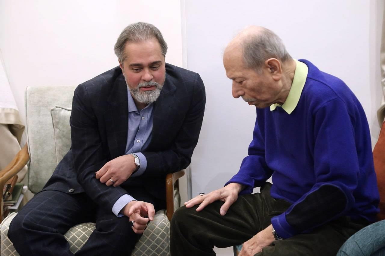 دیدار نوروزی رئیس جمهور با علی نصیریان