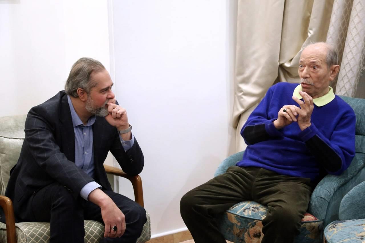 دیدار نوروزی رئیس جمهور با علی نصیریان