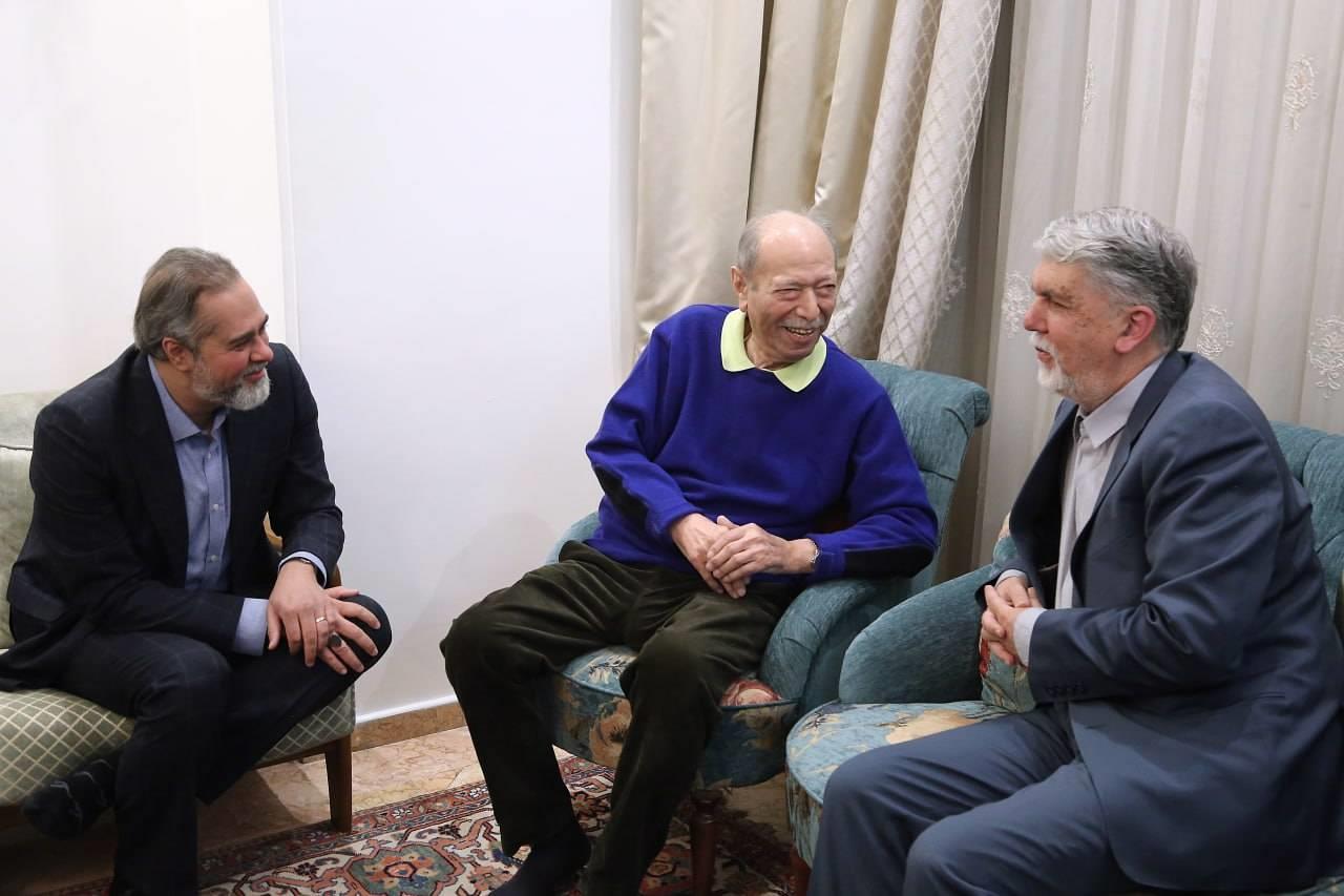 دیدار نوروزی رئیس جمهور با علی نصیریان