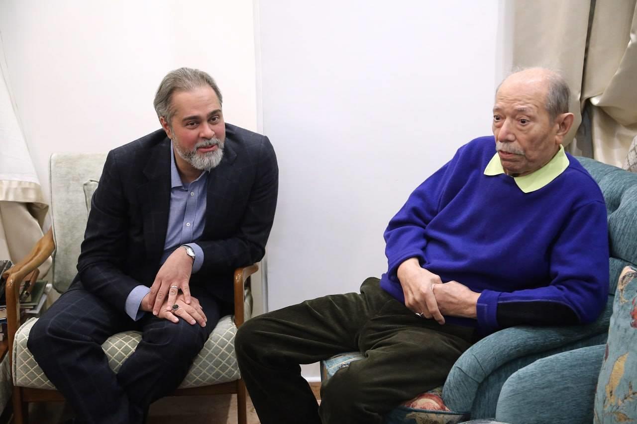 دیدار نوروزی رئیس جمهور با علی نصیریان