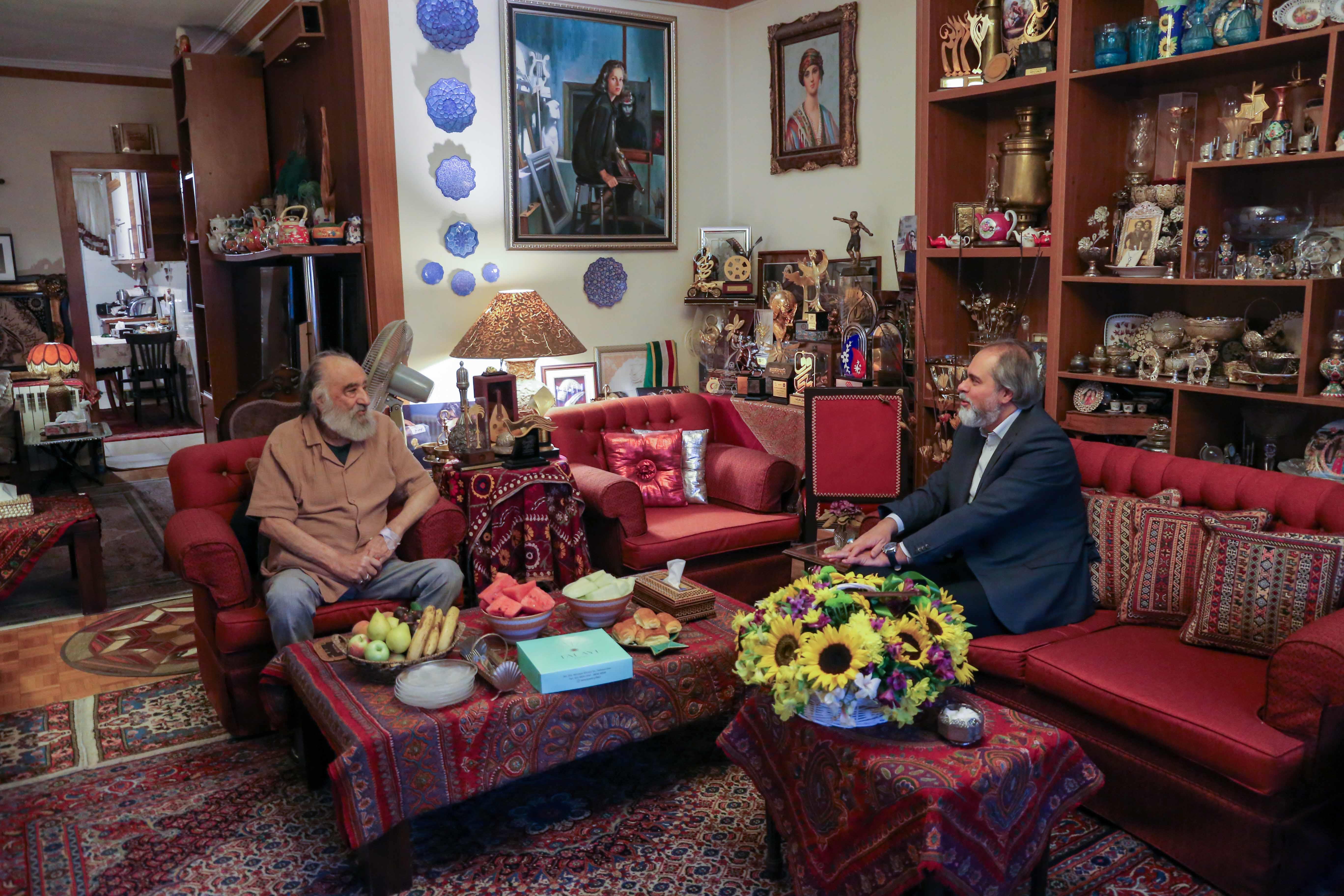 رائد فریدزاده به دیدار داریوش ارجمند رفت