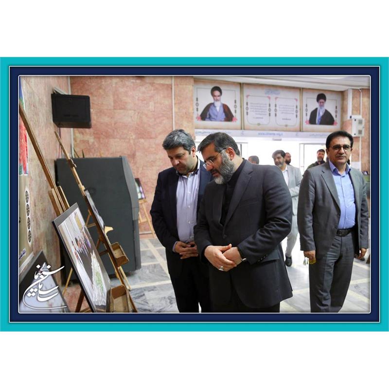 افتتاح نمایشگاه عکس«شهید خدمت»در محل سازمان سینمایی/ گزارش تصویری