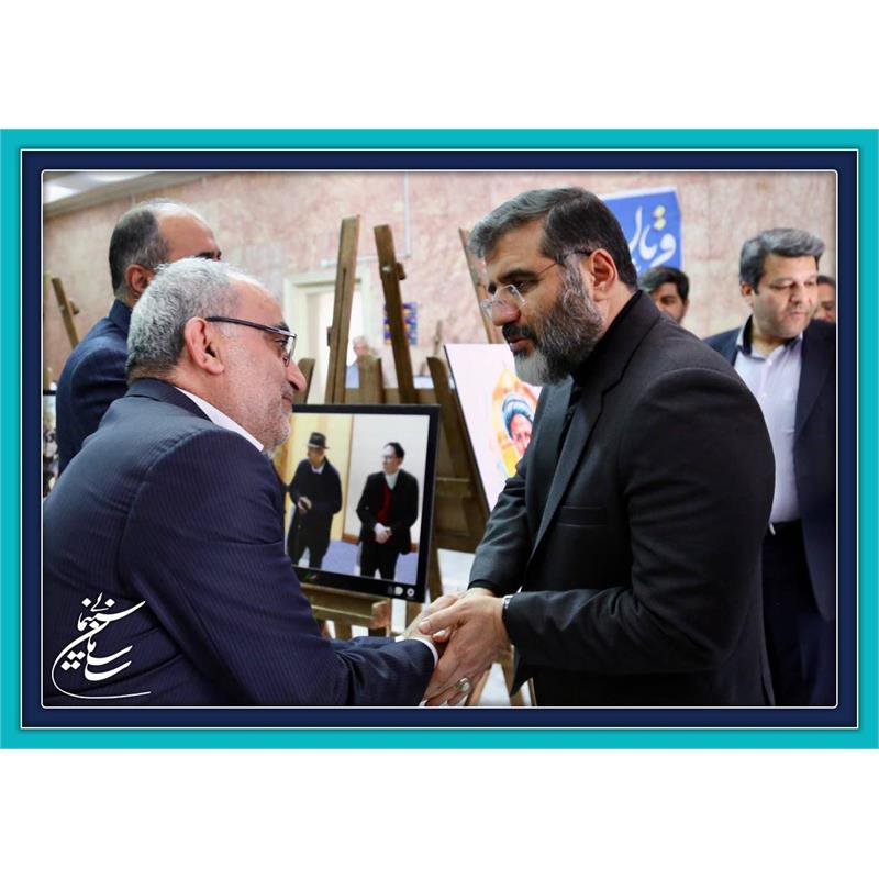 افتتاح نمایشگاه عکس«شهید خدمت»در محل سازمان سینمایی/ گزارش تصویری