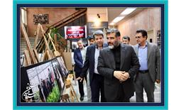 افتتاح نمایشگاه عکس«شهید خدمت»در محل سازمان سینمایی/ گزارش تصویری