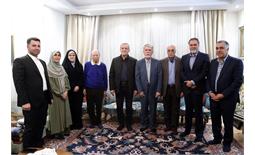 دیدار نوروزی رئیس جمهور با علی نصیریان