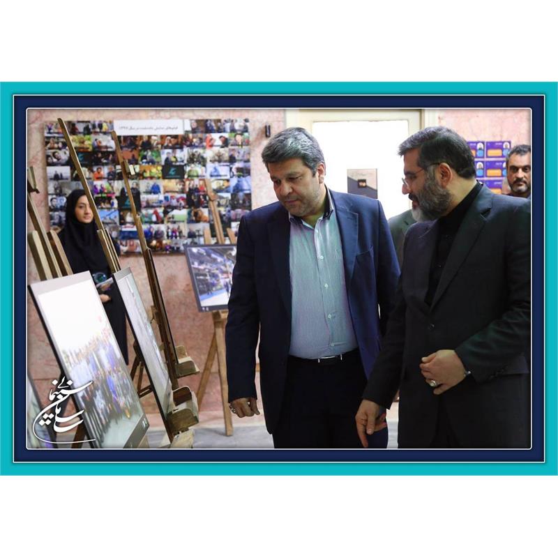 افتتاح نمایشگاه عکس«شهید خدمت»در محل سازمان سینمایی/ گزارش تصویری